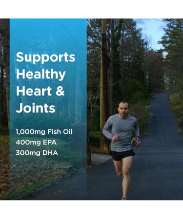 PEREGRUNE Runner Omega 3 Fish Oil | Helps Support Heart & Joint Health for Running with Omega- EPA & DHA | 1400 mg 1 Month Capsules for Men and Women | Triple Strength Nutritional Sport Supplement - Buy Online on GoSupps.com