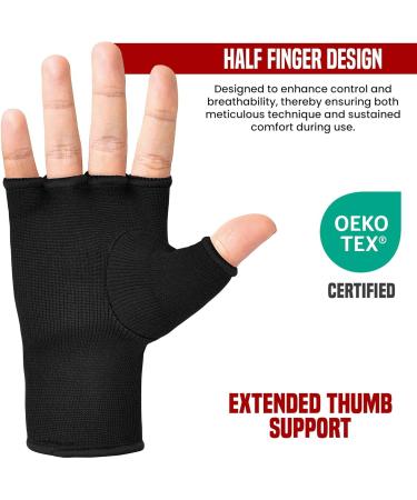 RDX Inner Gloves for Boxing Muay Thai & MMA | Elastic Bandage Martial Arts Sparring Gear - Buy Online on GoSupps.com