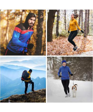 Alpidex Winter Gloves for Men & Women - Slipproof Windproof Touch Function for Biking & Running - Buy Online on GoSupps.com