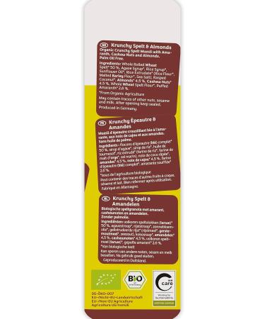 barnhouse-krunchy-Krunchy amaranto-espelta and Nuts 1 x 375 gr - Buy Online on GoSupps.com