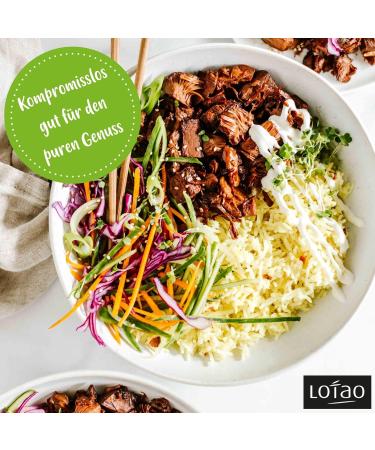 Lotao Bio-Jasmin Reis 4x500g | Premium White Jasmine Rice - Aromatic Vegan & Sustainable | Perfect for Versatile Cuisine - Buy Online on GoSupps.com