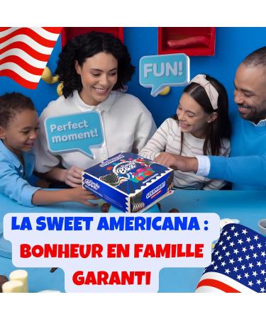 Box of American Sweets - Gourmet Box with Varied Flavors of the USA - Assorted Sweet and Original Treats (Sweet Americana) - Buy Online on GoSupps.com