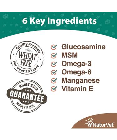 NaturVet Hemp Joint Health for Cats | 60 Soft Chews | Glucosamine & MSM | Omega-3 Support | Healthy Hips & Joints | 30 Day Supply - Buy Online on GoSupps.com