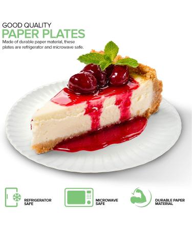 Stock Your Home 6-Inch White Paper Dessert Plates - 500 Count - Buy Online on GoSupps.com