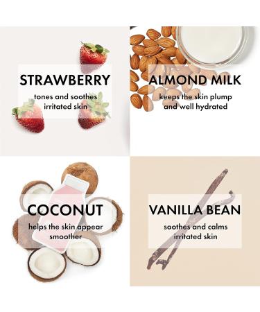 ESW Beauty Strawberries & Cream - Soothing Raw Juice Face Mask (6-Pack) - Calming with Coconut Vanilla Bean Almond Milk & Strawberry for Sensitive Skin - Reduces Redness & Nourishes Strawberries & Cream 6 Count (Pack of 1) - Buy Online on GoSupps.com