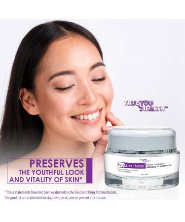 Nuluxe Max Ageless Moisturizer Anti-Aging Cream - Extra Strength Face & Eye Night Help Support Your Skin To Restore Maintain Youthful Appearance 1 Ounce (Pack of 1) - Buy Online on GoSupps.com