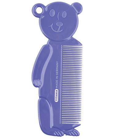 TITANIA children's comb "Bear" color-sorted pink/purple/light blue 1 pack (1 x 32 g)