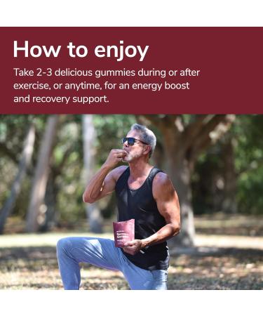 Wellness Recovery Gummies - Hibiscus Cherry (30 Gummies) | Muscle Recovery Soreness Relief & Energy Boost - Shop Now for International Shipping - Buy Online on GoSupps.com