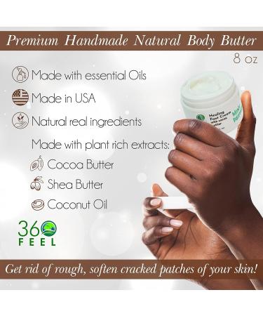 360Feel Hydrangea Rose Body Butter - Cocoa & Shea Butter - Coconut & Olive Oil - Plant-based Formula - Nourishing Moisturizer for Sensitive Skin - Non-greasy Daily Skincare (Pack of 2) 8 Fl Oz (Pack of 2) Hydrangea Rose - Buy Online on GoSupps.com