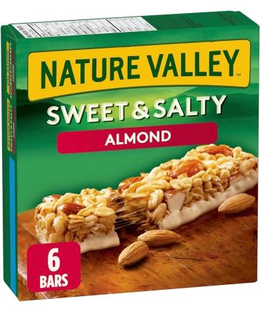 NATURE VALLEY - VALUE PACK - Sweet and Salty Peanut Chewy Nut Granola Bars 28 Bars 980 grams & Sweet & Salty Almond Granola Bars 6 Count - Buy Online on GoSupps.com