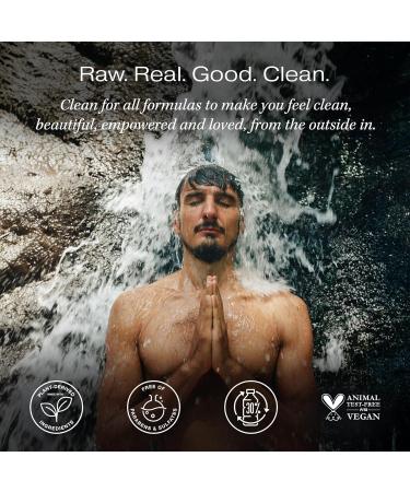 RAW SUGAR 3-Pack Body Wash Men - Black Coconut + Sea Salt Exfoliating and Hydrating Body Wash Formulated without Parabens Cruelty Free and Vegan - Buy Online on GoSupps.com
