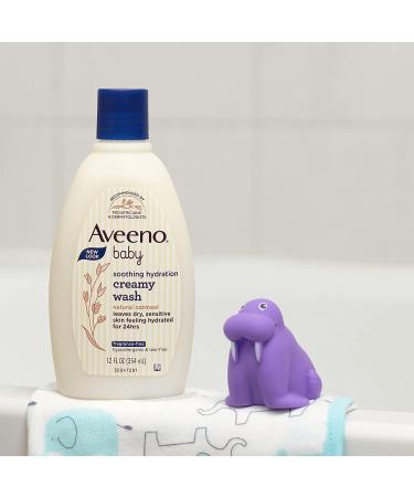Buy Aveeno Baby Creamy Wash Fragrance-Free 8 fl oz - Gentle & Moisturizing - Buy Online on GoSupps.com