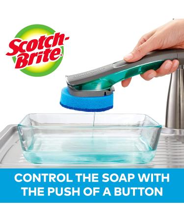 Scotch-Brite Non-Scratch Soap Control Dishwand | Leak-Free, Long Lasting, Reusable - Buy Online on GoSupps.com