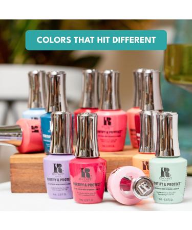 Red Carpet Manicure Fortify & Protect Pearl Shimmer Gel Polish for Strong Healthy Nails - Infused with Vitamin A & Biotin - (Less Is More) Led Nail Gel Color 0.3 Fl Oz - Buy Online on GoSupps.com