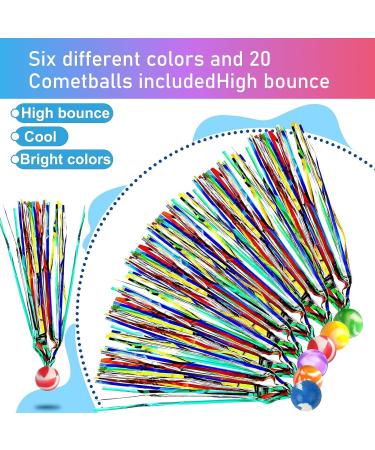 Buy Muyapay 20 Pack Flumbies - Colorful 25mm Bouncy Balls for Kids | Rubber Springball Toys for Birthday Parties - Buy Online on GoSupps.com