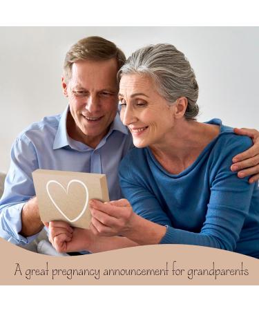 VELENTI Grandparents Baby Announcement Gift - Cute You Will Be Grandpa & Grandma Socks in Gift Box - Perfect Pregnancy Announcement Ideas - Buy Online on GoSupps.com