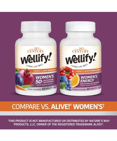 21st Century Wellify! Women's 50+ Multivitamin & Multimineral â€“ 65 Tablets for Optimal Health - Buy Online on GoSupps.com