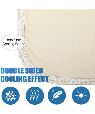 Ailemei Cooling Ceiling for Hot Sleepers - King Size 274.3x228.6 cm Breathable & Light Dual-Sided Cold Effect Perfect for Summer - Night Sweat Relief - Buy Online on GoSupps.com