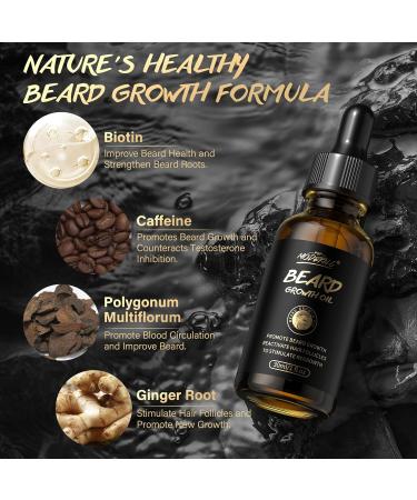 Buy Bartwachtums Set - Biotin Beard Growth Oil & Scooter for Hair Growth | Male Face Hair Treatment | Thickening Serum 1 fl oz - Buy Online on GoSupps.com