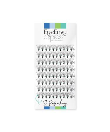 EyeEnvy Express Lash Extensions So Refreshing Faux Mink Individual Cluster Eyelashes - 14mm