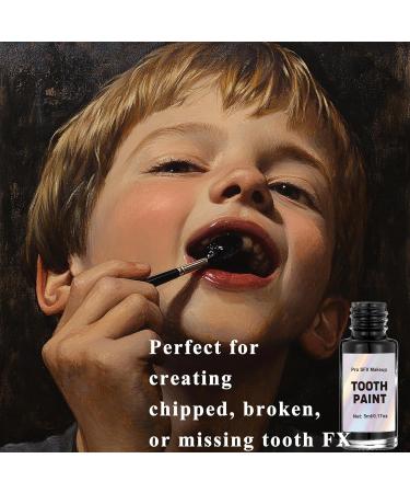 Black Tooth Paint | Professional Black Out Teeth Makeup for Cosplay Halloween & Special Effects - Buy Online on GoSupps.com
