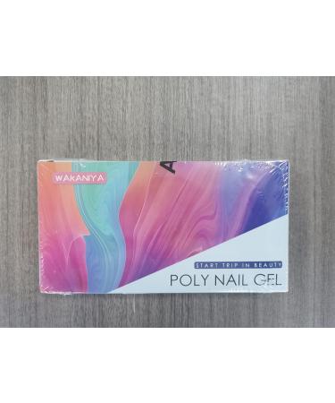Wakaniya Poly Gel Starter Set - 8 Pink Colors | Fast Nail Extension Gel for Beginners | 120ml Temperature Change Formula - Buy Online on GoSupps.com