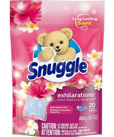 Snuggle Exhilarations In Wash Scent Booster Pacs - Island Hibiscus & Rainflower - 20 Count - Buy Online on GoSupps.com