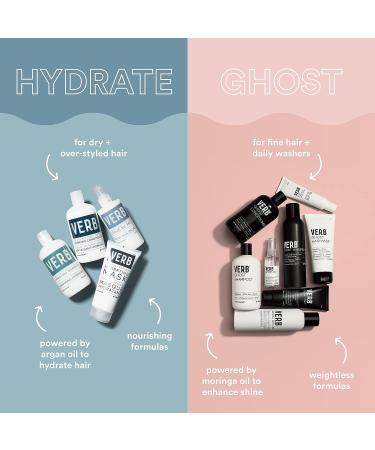 VERB Ghost Prep Heat Protectant Hair Cream with Moringa Oil - Lightweight Vegan Formula for All Hair Types | 4 Fl Oz - Buy Online on GoSupps.com