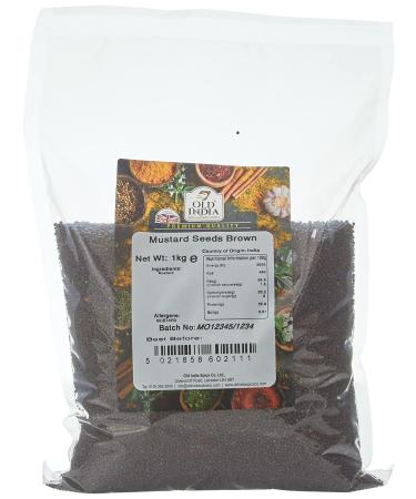 Old India Mustard Seeds Brown 1kg 1 kg (Pack of 1) - Buy Online on GoSupps.com