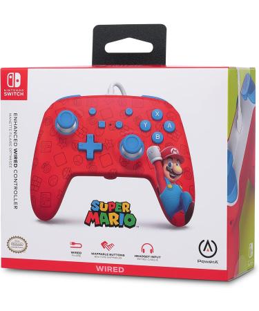 PowerA Enhanced Wired Controller for Nintendo Switch - Woo-hoo! Mario Mario Woo-hoo! - Buy Online on GoSupps.com