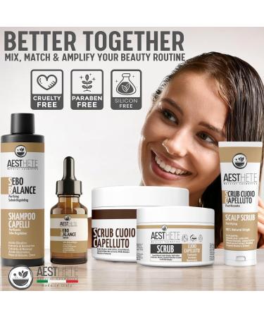 Glycolic Acid Scalp Scrub | Purifying Regenerating Refreshing Oily Scalp Exfoliator With Mineral Granules | Natural Hair Scrub For Itchy Scalp - Buy Online on GoSupps.com