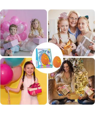XXXL Bath Bombs for Kids with Surprise Inside | Organic Bubble Bath | Birthday & Mother's Day Gifts | Unicorns & Sweet Orange Scent - Buy Online on GoSupps.com