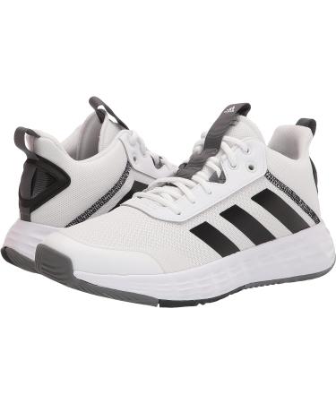 adidas Men's Own The Game 2.0 Basketball Shoe - White/Black/Grey (Size 12) - Buy Online on GoSupps.com