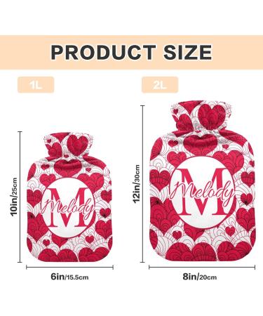 Personalized Valentine's Day Heat Bottle | 2L Hot Water Bottles for Pain Relief & Therapy - Buy Online on GoSupps.com
