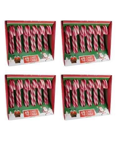 Trixie's 4 x 12 Candy Canes - Strawberry flavour red and white - 48 pieces 12 g each 4 x 12 pieces 12 g each - Buy Online on GoSupps.com