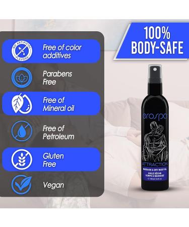 Couples Massage Oil - Aromatic Dry Body Oil 3.4fl Oz | Perfect for Sensual Massages & Moisturizing | Coconut & Hemp Oil Non-Greasy 100% Body-Safe - Buy Online on GoSupps.com