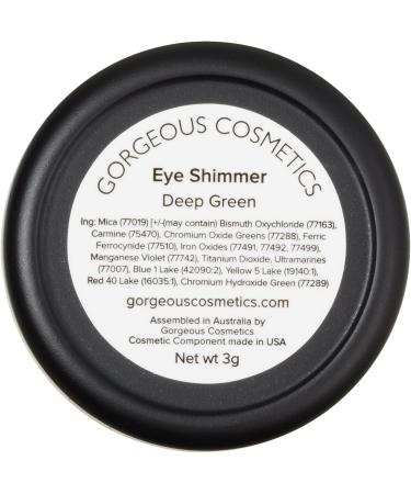 Gorgeous Cosmetics Shimmer Dust Shade Deep Green - Buy Online on GoSupps.com