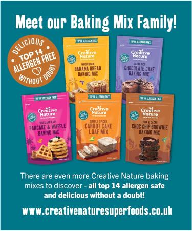 Creative Nature Gluten Free Brownie Mix - Vegan & Free From Baking Mix - 250g - Buy Online on GoSupps.com