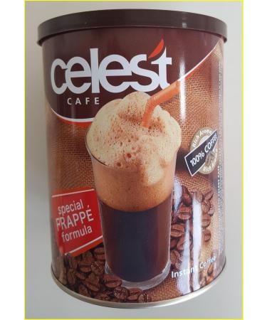  Celest Hot / Cold Instant Coffee Greek Cyprus Frappe CELEST with Rich Aroma - 1 Pack of 200g - Buy Online on GoSupps.com
