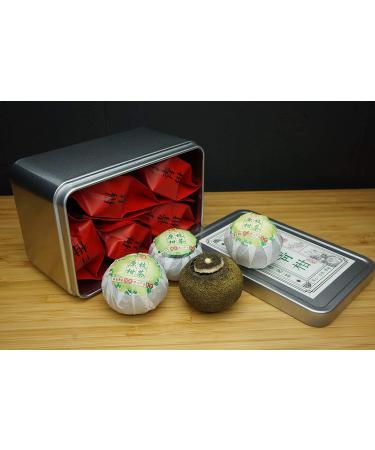 Green Orange Peel Pu-erh Tea | Tangerine Peel XiaoQingGan Tea Box | Independent Packing from GuangDong XinHui - Buy Online on GoSupps.com