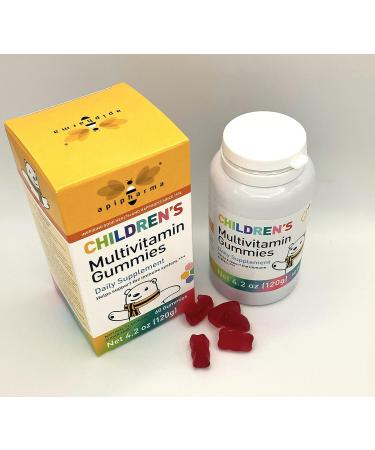 APIPHARMA Children Multivitamin Gummies - 60 Sugar Free Gummies with Essential Vitamins A, B, C, D, E, Zinc & More | European Quality Since 1974 - Buy Online on GoSupps.com