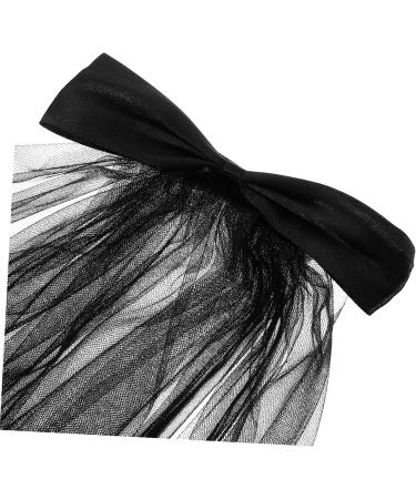 FOMIYES Veil Halloween Decor Retro Decor Hair Clips Hair Bow Halloween Headpiece Costume Accessory Bows for Hair Bow for Hair Halloween Headwear White Yarn Accessories Mesh Bridesmaid - Buy Online on GoSupps.com