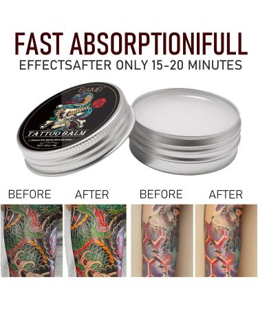  CCKULOOB Premium Tattoo Cream - Daily Care & Conditioner - Moisturizing - Strengthens Tattoo Colours - Promotes Healing - 1.06 oz - Buy Online on GoSupps.com