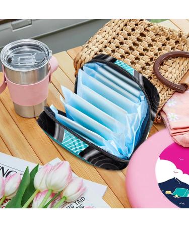 Javenproeqt Portable Women's Binding Bags | Menstrual Cup Pocket & Pads | Perfect for Teens & Music Lovers | Multi-Colored 01 - Buy Online on GoSupps.com