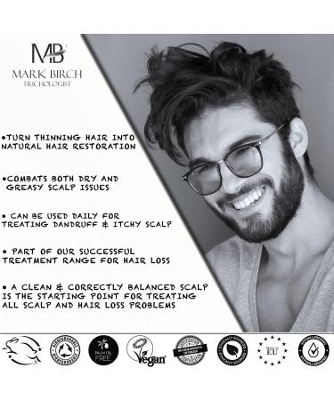 Triple Action Hair Growth Shampoo for Men and Women | Combat Hair Loss & Thinning | Mark Birch Trichologist - Buy Online on GoSupps.com