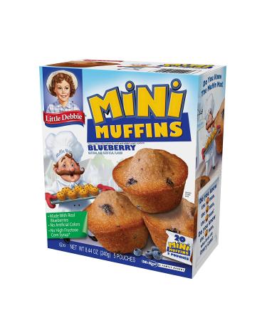 Little Debbie Blueberry Mini Muffins - Baked with Real Blueberries - 8 Boxes - Buy Online on GoSupps.com