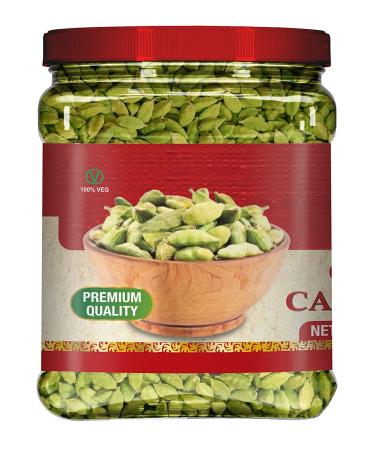 Spicy World Green Cardamom Pods 1lb Bulk Jar - 16oz Natural Cardamom Spice - Buy Online on GoSupps.com