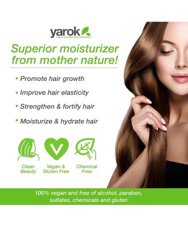 Yarok Feed Your Moisture Shampoo - Hydrating Detoxifying & Restoring Cleanse with Organic Argan & Coconut Oil - 100% Vegan Gluten & Sulfate Free - 12oz - Buy Online on GoSupps.com