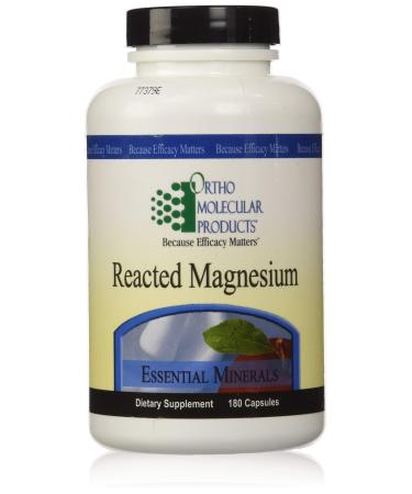 Ortho Molecular Products Reacted Magnesium 180 Capsules - Buy Online on GoSupps.com