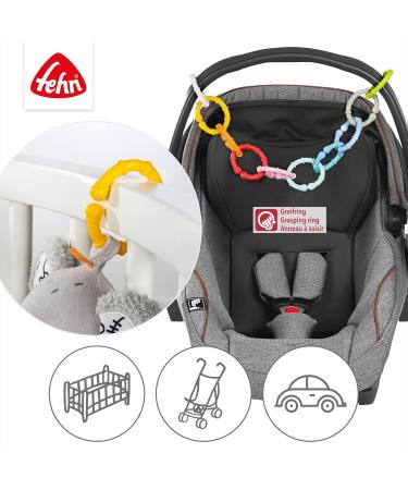 Fehn 10-Piece Fastening Ring Set - Versatile Hook for Baby Seats Playpens & Strollers - Safe C-Rings for Infants & Toddlers (0+ Months) - Buy Online on GoSupps.com